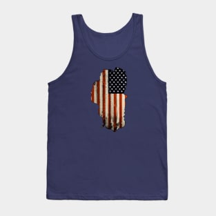 American flag Lake Tahoe Tank Top